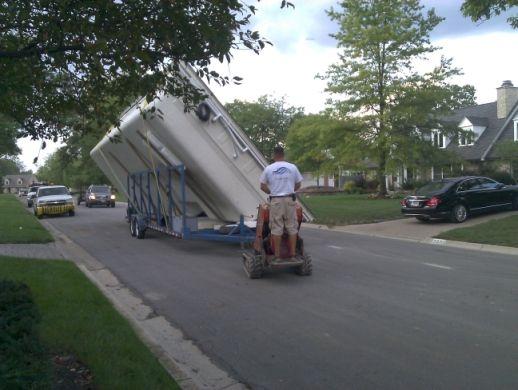 will a fiberglass pool fit