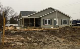 new home in construction