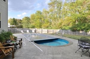 Flush Top Track Pool Power Cover 13