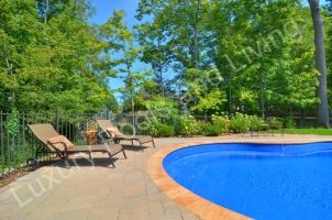 Snap Down Top Track Pool Power Cover 15