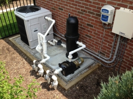 Pool Equipment Pad 30