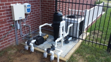 Pool Equipment Pad 34